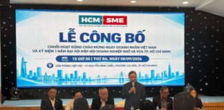 LỄ CÔNG BỐ CHUỖI HOẠT ĐỘNG CỘNG ĐỒNG DOANH NHÂN HCM SME NĂM 2026
