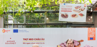 EU Pork Extraordinary phối hợp với Annam Gourmet giới thiệu thịt heo châu Âu tại điểm bán
